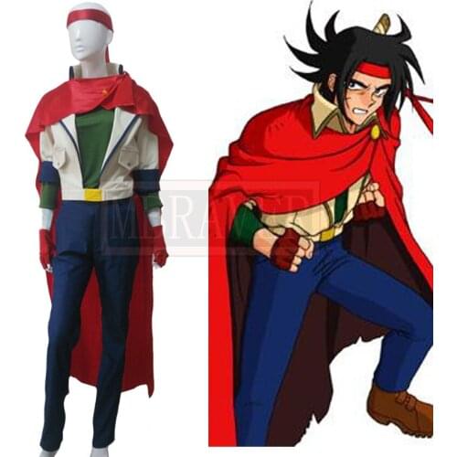 Mobile warrior G mobile warrior Gundam heart King Domon kasshu, cosplay costume, Halloween custom set, any size