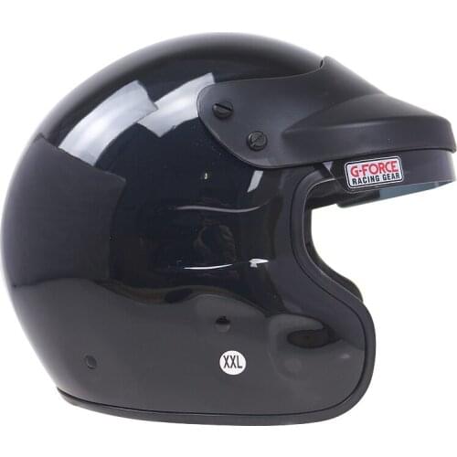 Car Helmet Open Face Motorcycle Helmet Snell DD Ring Buckle STG Fire Retardant Motorcycle Racing Helmet Fiberglass Shell