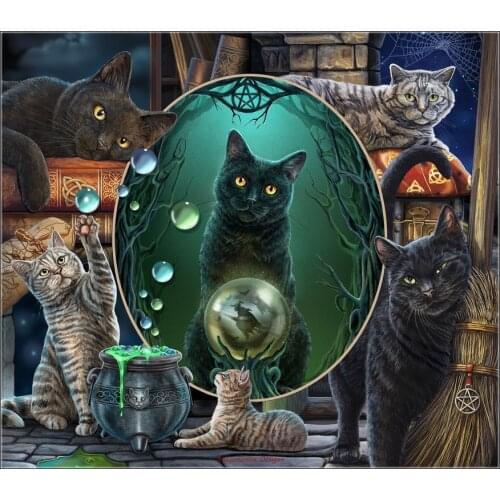 Embroidery Counted Cross Stitch Kits Needlework - Crafts 14 ct DMC DIY Arts Handmade Decor - Magical Montage