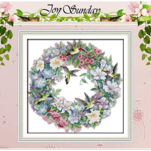 The Art of Hummingbirds(2) Counted Cross Stitch 11CT 14CT Cross Stitch Sets Animals Cross Stitch Kits Embroidery Needlework