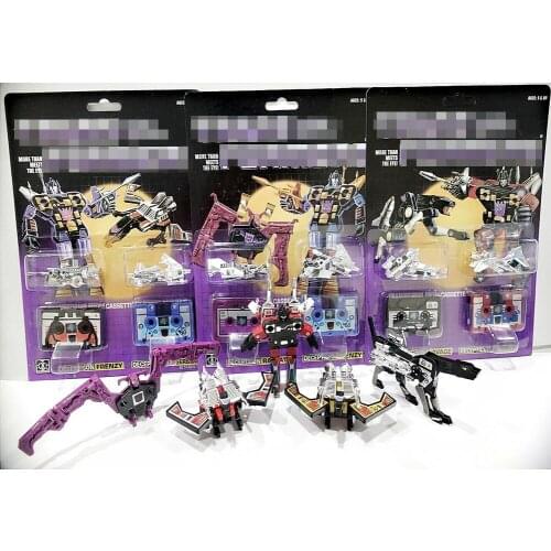 New Arrival TRANSFORMATION TOY G1 Reissue Cassettes Laserbeak/Frenzy/Ravage/Ratbat/Frenzy In Stock