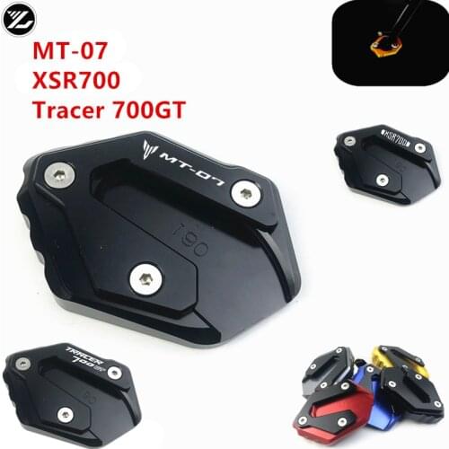 Fits For YAMAHA Tracer 700 gt 700GT 2018-2019 MT07 Tracer MT-07 Tracer 700 Motorcycle Foot Side Stand Enlarger Plate
