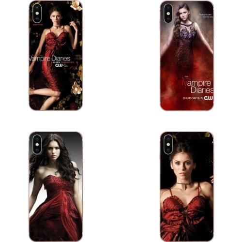 For Sony Xperia Z Z1 Z2 Z3 Z3+ Z4 Compact Z5 Plus M2 M4 XA XA1 XZ Premium TPU Mobile Shell The Vampire Diaries Elena Gilbert