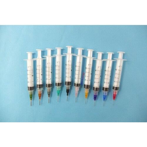 5ml graduation-scaled Luer lock Industrial Syringes w/ Tips