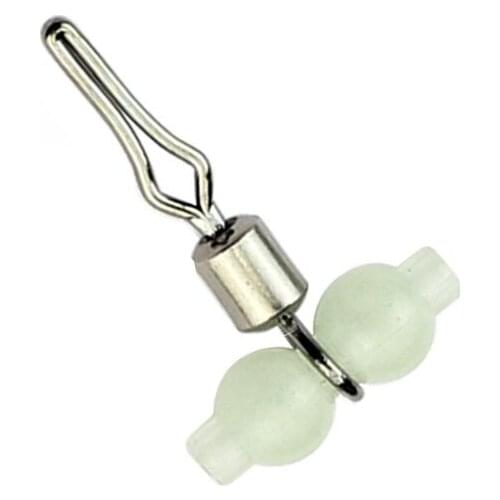 Fishing Connector Luminous 3 Way T-shape Barrel Swivel Ring Fishhook Lure Line Connector High Quality Fish Tackle three pieces