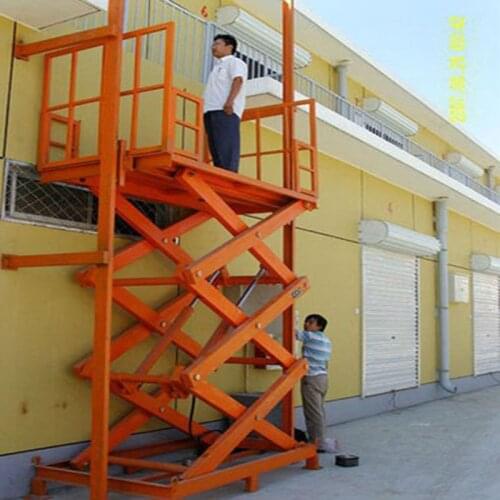 Stationary 1-10ton Heavy Duty Scissor Lift Platform for Warehouse