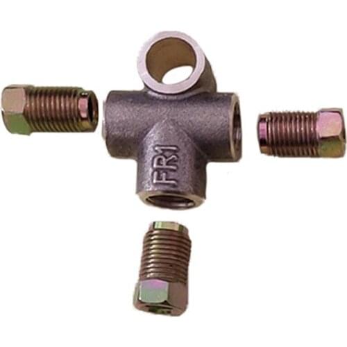 Tee Brake Pipe Unions Union 3/16\\\\\\\\\\\\\\\" M10 Metric Nuts Pipe Short T Piece