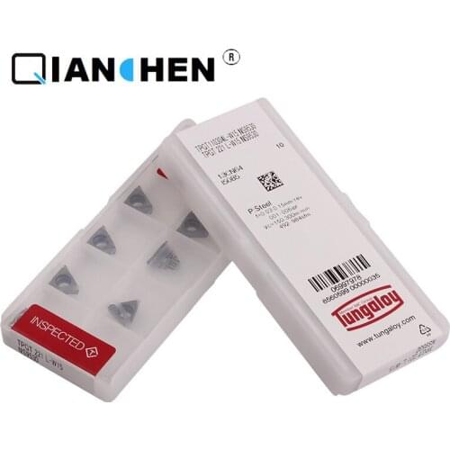 Tungaloy TPGT110304L-W15 NS9530 TPMT090204-PS NS9530 Carbide CNC Inserts CNC Japan 10pcs Internal Turning Tool Hard Alloy