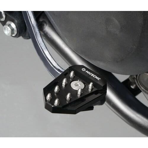 Motorcycle Rear Brake Pedal Extension Step Tip Plate Enlarge Peg Pad For Kawasaki KLR650 KLR 650 2008-2022 2021 2020 2019 2018