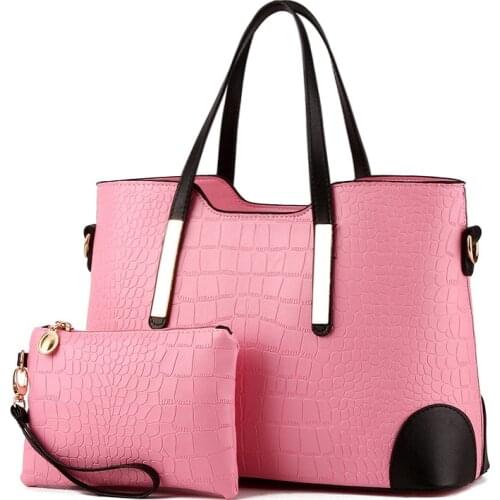Women Bag Luxury Shoulder Handbag Women Vintage Messenger Bag High Quality Top-Handle Pattern Composite Bag Purse Wallet Leather