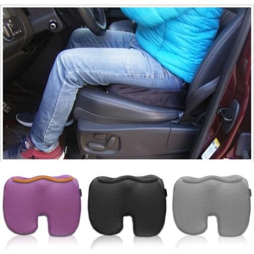 1PCS Car Seat Cushion Orthopedic Memory Foam Seat Cushion for Chairs Back Lumbar Pain Relief Pad for Car Cushion Auto