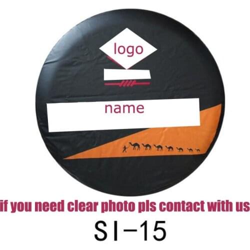 14/15 inch spare tire cover PVC waterproof chassis cover