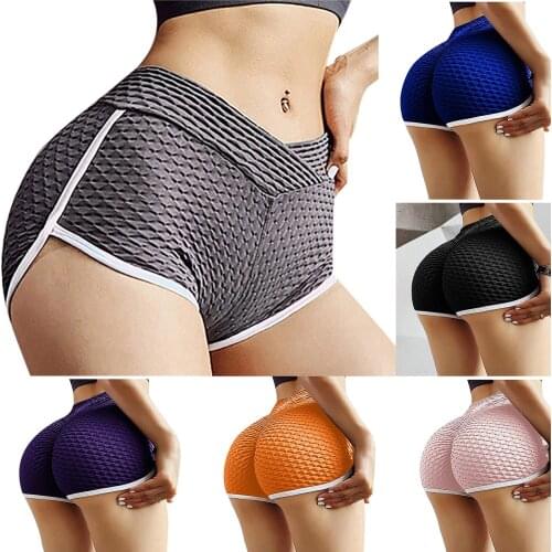 2021 Sexy Womens Shorts Casual High Waist Short Pants Basic Slip Bike Shorts Compression Workout Leggings Yoga Shorts Pants