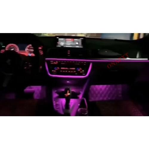 For BMW 3 Series GT F34 Car 3GT Front Door Tweeter Panel Atmosphere Lamp Trim Luminous Ambient Light Decorative Speaker Cover