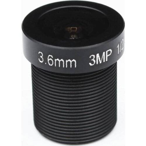 HD 3mp 3.6mm 128 Degrees Wide Angle CCTV IR Board Lens M12 1/2.5" for Security IP camera