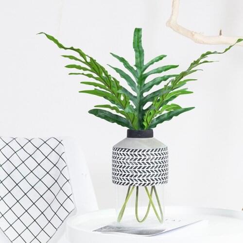 Artificial Plants Star Fern Leaf Leaves Home Garden Decoration Accessories Office Decor Plants Wedding Props Decorative Leaves
