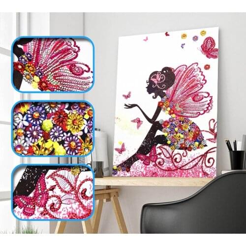 Diy Diamond Painting Butterfly Landscape 5d Diamond Painting Owl Diamond Embroidery Shaped Part Decorative Painting 30x40cm