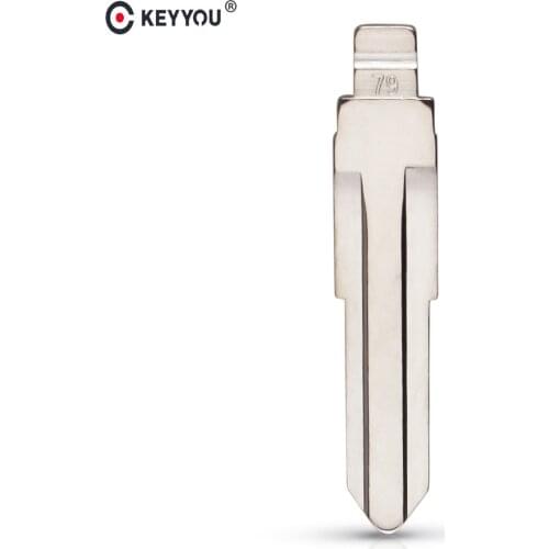 KEYYOU 10pcs/lots Type 79# Metal KD Remote Universal Flip Folding Key Blade For NO.79 Uncut Blade For New XMZ WuLing Hongguang