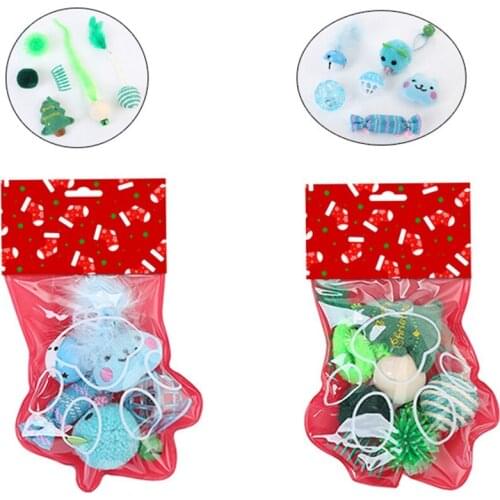 Legendog 6PCS Hot Selling Kitten Toy Set Funny Training Christmas Pet Toy Cat Chewing Toy Kitten Play Toy Pet Products
