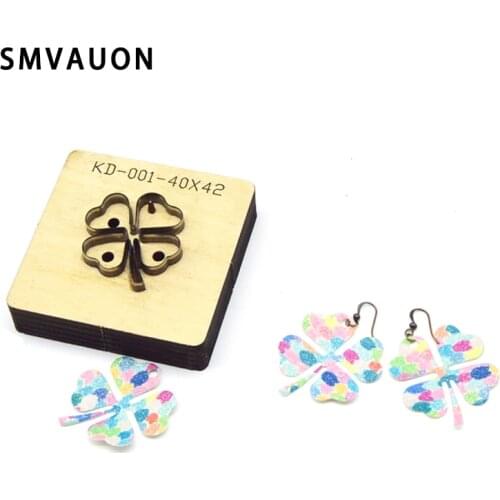 New Metal Cutting Dies Leaves Earrings Cutting Mold Wood Dies For Leather Blade Rule Cutter For Crafts Paper Leather