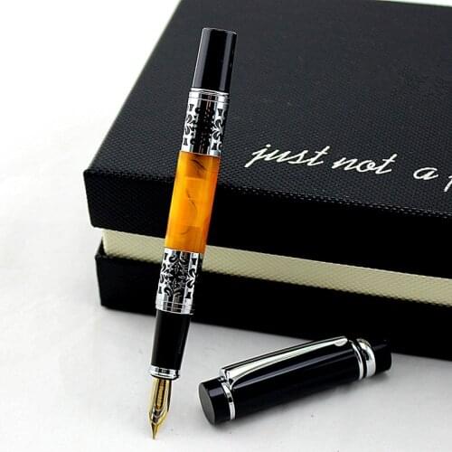 High quality Iraurita Fountain Pen Luxury Silver Clip 0.5MM Nib Calligraphy Ink Pens for Writing School Office Stationery