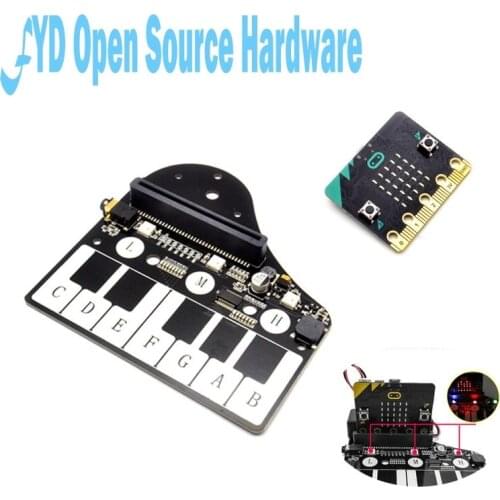 1pcs MICROBIT piano expansion board micro: bit music development board expansion board buzzer RGB lights