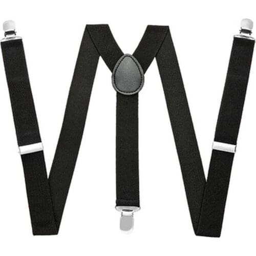 Mens Womens Unisex Clip-on Suspenders Elastic Y-Shape Adjustable Braces Colorful For Female Male Fashion Accessory