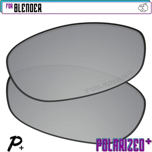 EZReplace Polarized Replacement Lenses for - Oakley Blender Sunglasses - Silver P Plus