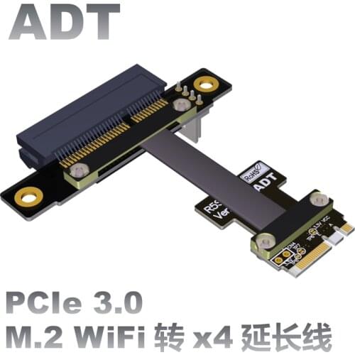 Riser M.2 WiFi A.E Key A+E To PCI-e x4 Extender Adapter Card Cable Gen3.0 AE Key A E For PCIE 3.0 x1 x4 x16 M2 R52SF/R52SL/R52SR