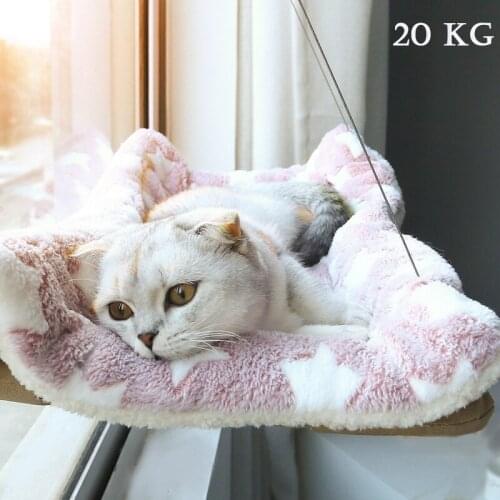 Cute Cat Hammock Cat Hammock Comfortable Cat Hammock Sucker Wall-Mounted Cat Hammock Cat Swing Cat Litter Pet Supplies