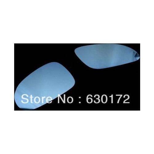 Blue Tinted Aspherical Side Mirror Glass For VW Volkswagen Golf Jetta MK5
