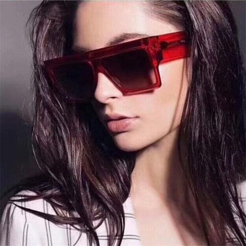 Unisex sunglasses women 2021 big large summer sunglassses men high quality rectangle festival glasses oculos de sol feminino