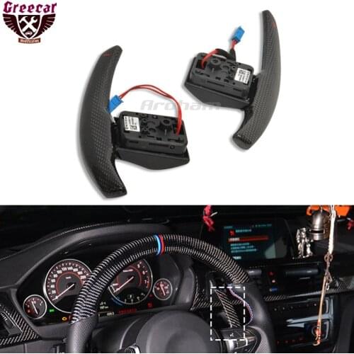 Carbon Fiber Thong Steering Wheel Shift Paddle Shifters Modified For Bmw 328m X5 X6 X3 3 Series 5 Series 7 Series