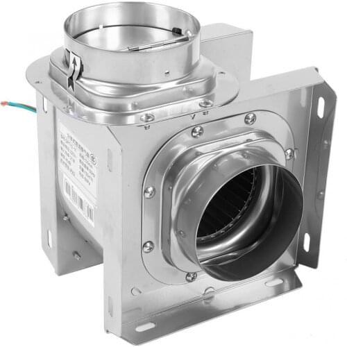 4inch Exhaust Duct Fan Concealed Silent Pipe Ventilation Exhaust Fan Air Ventilator Extractor Fan for Hotel Bathroom 220V