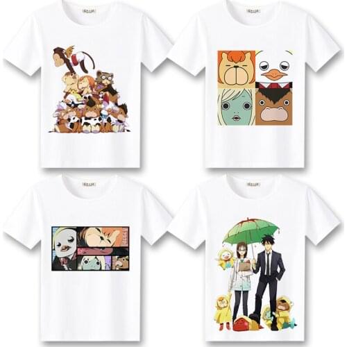 I'm reading Mr. Azazel Cosplay T Shirt Yondemasuyo Azazel-san Cartoon Print Summer T-Shirt Anime Casual tshirt Top Tee Costume