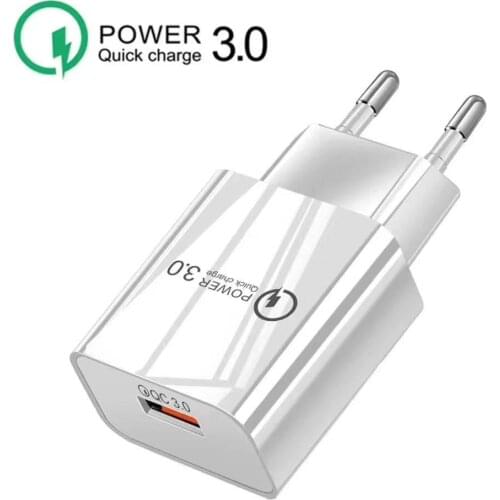 USB Charger Quick Charge 3.0 Wall Fast Charging For iPhone XR XS 11 Pro Samsung Huawei Tablets Mobile Phone USB Chargers