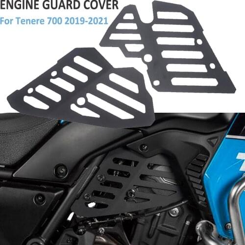 Motorcycle Engine Guard Cover and Protector Cap Flap Set For Yamaha Tenere 700 Tenere700 XTZ700 XTZ690 T7 XT700Z 2019 2020 2021