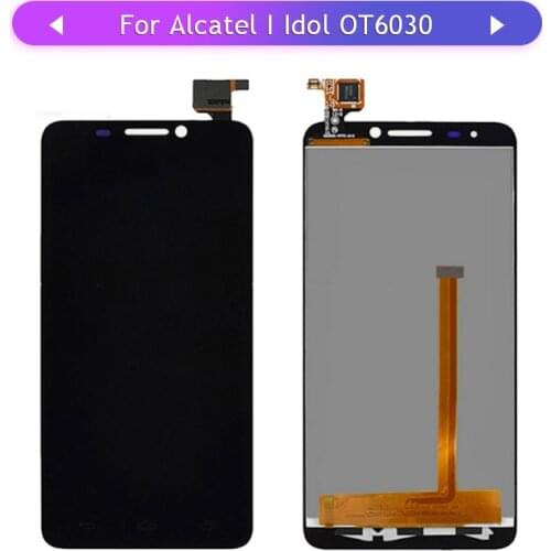 For Alcatel One Touch Idol OT6030 6030 6030D 6030X LCD Display Touch Screen Assembly Digitizer Replacement