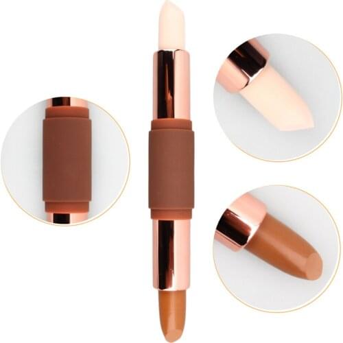 10 piece Private Label Double Head Highlight Stick Shimmer Highlighter Makeup Face Bronzer Contour High Lighter Cosmetics