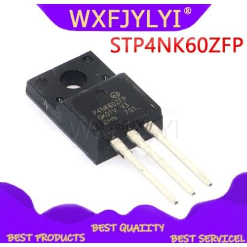 10pcs/lot STP4NK60ZFP P4NK60ZFP 4N60 TO-220F