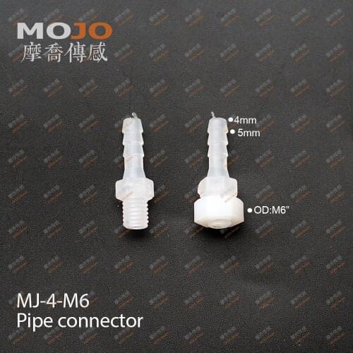 2020 Free shipping!!MJ-4-M6 straight nozzle connector (100PCS/LOTS)
