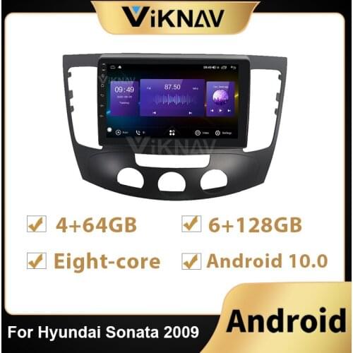 2Din Android multimedia player For Hyundai Sonata 2009 Car DVD Radio Player Video Stereo DSP Carplay Audio GPS Navigation 128G