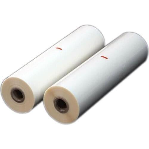 3 PCS 28Mic 310mmx200M 1Mil glossy 1" Core Hot Laminating Films Bopp for Hot Roll Laminator