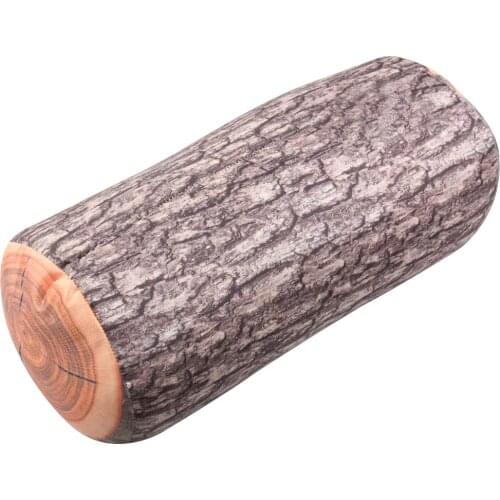 CNIM Hot Log cushion Gentle touch Sofa room Car log house Wood grain stump pillow Pillow Fun interior