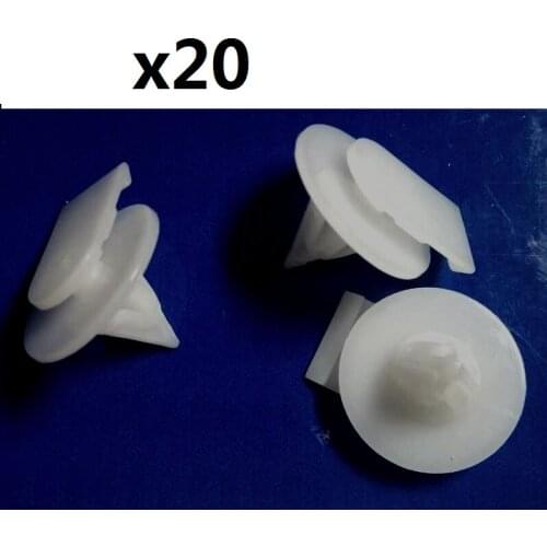 FOR BMW MINI COOPER DOOR WHEEL ARCH COVER CLIPS SIDE SKIRT SILL FASTENERS x20 GREY 07137073915 white