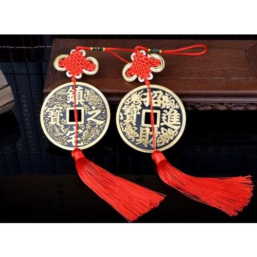 HOME DOOR WALL efficacious avoiding evils auspicious Protection Talisman Money Drawing wealth FENGSHUI Mascot Brass statue