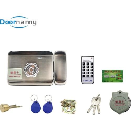 Doornanny Electric Lock For Home Apartment RFID/IC Card UnLock Remote Control Unlock