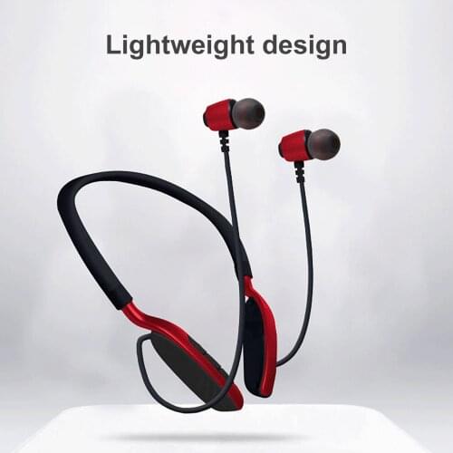 Pubg Gaming Bluetooth Earphone V5.0 Hanging Neck Stereo Sports In-ear Earbud Support TF Card Earphone With Mic Bass Headphone