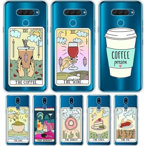 Art Pizza Coffee For LG V60 V50S V50 G8X G8S G8 G7 ThinQ 5G K61 K51S K41S K30 K20 Q60 Q9 Soft Phone Case