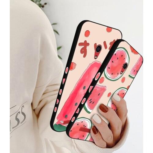 Summer Watermelon Silicone Case For Asus Zenfone Max Pro M2 ZB631KL ZB633KL Holder Stand Back Cover For Asus 5Z ZE620KL ZS620KL